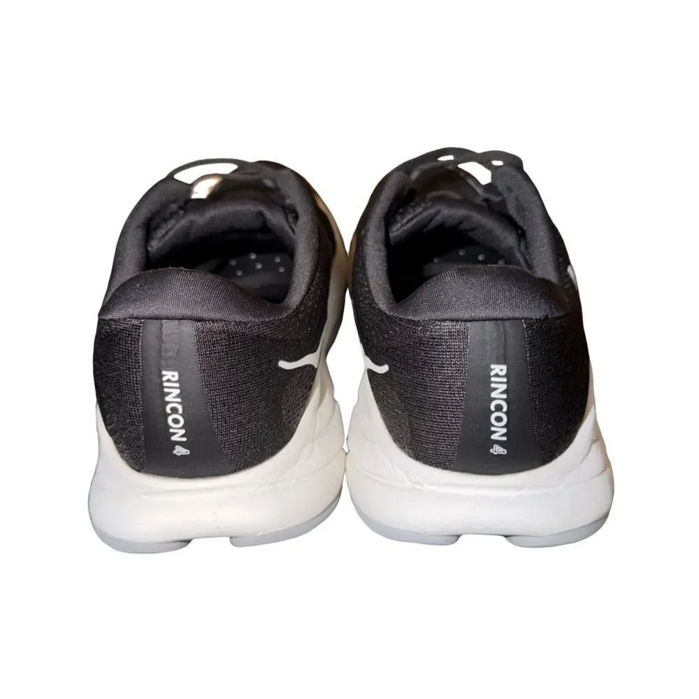 HOKA Men's Rincon 4 Black Running Shoe - Lightweight Cushioning size 9D